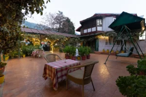 Courtyard with seating at Royal Heritage Nainital
